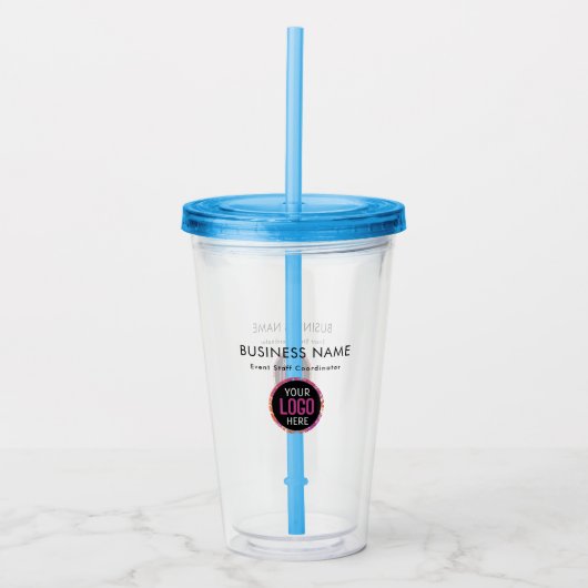 Aangepast logo ZAKEN Acryl Drinkbeker (Voorkant)