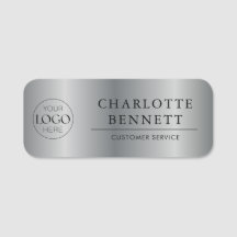 Aangepast logo zilver kantoor personeel