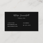 Aangepast logo zwart goud afbeelding visitekaartje (Achterkant)