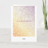 Aangepast luxeduurs modern design kaart (Achterkant)