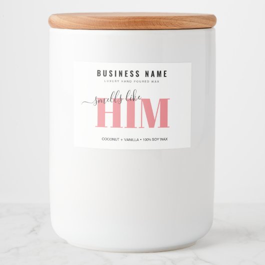 Aangepast luxekaarlabel voedselcontainer etiket (Voorkant)