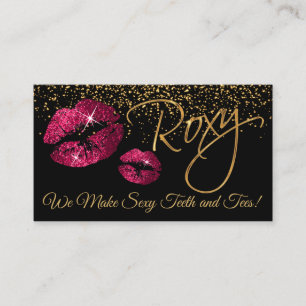 Aangepast - Maak artistiek met Gold & Hot Pink Visitekaartje