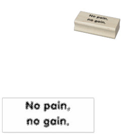 Aangepast Maak Eigen tekst | GYM motivatie |  Rubberstempel