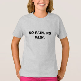 Aangepast Maak Eigen tekst | GYM motivatie |  T-shirt