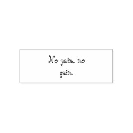 Aangepast Maak Eigen tekst | GYM motivatie |  Zelfinktende Stempel