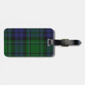 Aangepast MacCallum Tartan Pset Bagagelabel (Achterkant horizontaal)