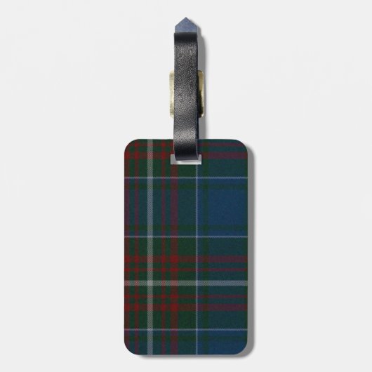 Aangepast MacConnell Tartan Bagagelabel (Achterkant verticaal)