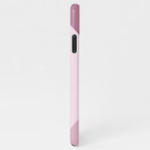 Aangepast machtig Roos met stomp roze kleur iPhone Hoesje (Rechterkant)