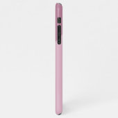 Aangepast machtig Roos met stomp roze kleur iPhone Hoesje (Linkerkant)