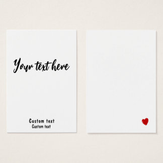 Aangepast machtig Visitekaartje 3.5 x 2.5