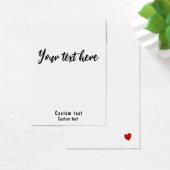 Aangepast machtig Visitekaartje 3.5 x 2.5 (Bureau)