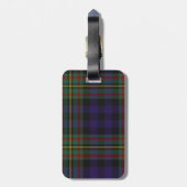 Aangepast MacLellan Tartan Bagagelabel (Achterkant verticaal)