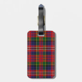 Aangepast MacPherson Tartan Bagagelabel (Achterkant verticaal)