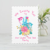 Aangepast Magisch Onderwater Rijk Kaart (Staand voorkant)