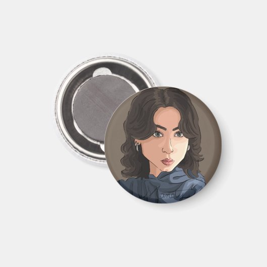 Aangepast Magneet (Voorkant / Achterkant)