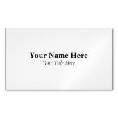 Aangepast Magnetisch Visitekaartje (Voorkant)