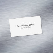 Aangepast Magnetisch Visitekaartje (Voorbeeld)