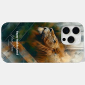 Aangepast: Majestic Lion iPhone 15 Promax Hoesje (Achterkant (horizontaal))
