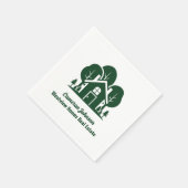 Aangepast makelaarskantoor Forest Open Huis Servet (Hoek)