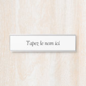 Aangepast maken deurbordje (Voorkant)