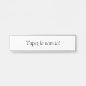 Aangepast maken deurbordje (Voorkant)