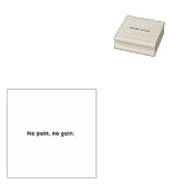 Aangepast maken van je eigen tekst | GYM-motivatie Rubberstempel (Gestempeld)