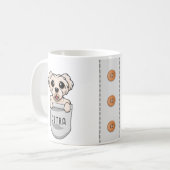 Aangepast Maltees voor Hondenliefhebber Trainer Lo Koffiemok (Voorkant links)