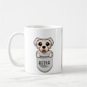 Aangepast Maltees voor Hondenliefhebber Trainer Lo Koffiemok (Links)