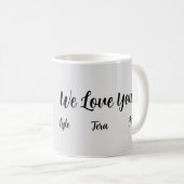 Aangepast mam-voedingseffect koffiemok (Voorkant rechts)