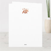 Aangepast MAMA-BEER Zonnebloem Moederdag Kaart (Achterkant)