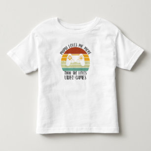 Aangepast Mama Houdt Meer Van Mij Dan Van Videospe Kinder Shirts