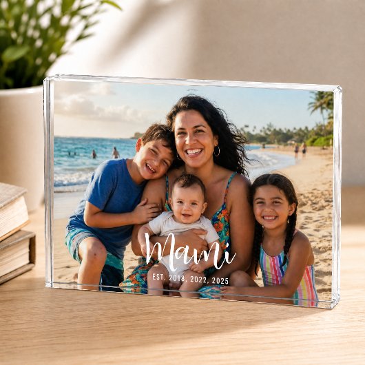 Aangepast Mami Opgericht Modern Schrift Fotoblokken