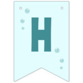 Aangepast mammair Papa's Papa's Shark Birthday Gif Vlaggetjes (Tweede vlag)