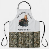 Aangepast Man in Turkije jaagende roest Schort (Voorkant)