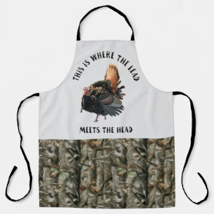 Aangepast Man in Turkije jaagende roest Schort