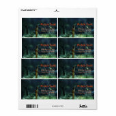 Aangepast man voor aangepaste halloween Skull met  Etiket (Full Sheet)