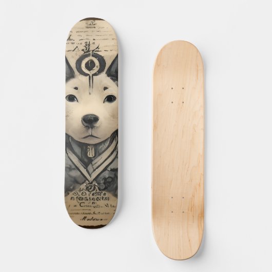 Aangepast Manga Style Dog Persoonlijk Skateboard (Voorkant)