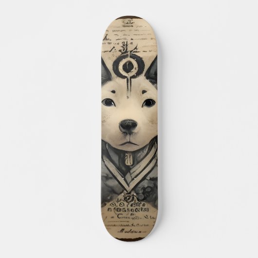 Aangepast Manga Style Dog Persoonlijk Skateboard (Voorkant)