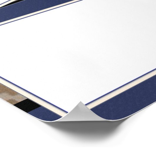 Aangepast marien korps fotoontwerp poster (Hoek)