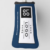 Aangepast marineblauw bedrijf met Logo-merk Golfheadcover (Draai 90)