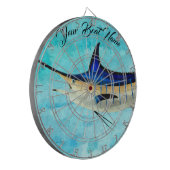 Aangepast marlijn-bord dartbord (Voorkant Links)