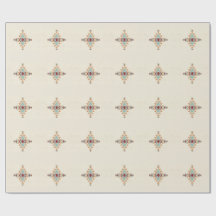 Aangepast Marokkaans geometrisch borduurpatroon ku