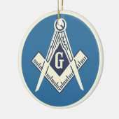 Aangepast Masonic Blue Lodge Ornament 2 (Links)