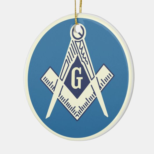 Aangepast Masonic Blue Lodge Ornament 2 (Links)