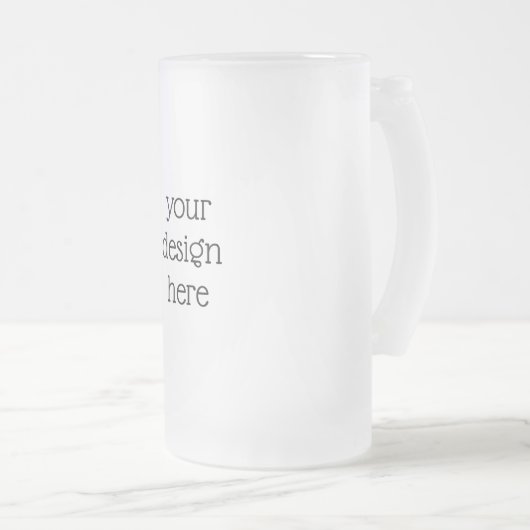 Aangepast Matglas Bierpul (Voorkant rechts)