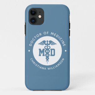 Aangepast MD Doctor in de Afstuderen van de Medici Case-Mate iPhone Case