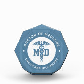 Aangepast MD Doctor in de Afstuderen van de Medici Fotoblokken (Voorkant)