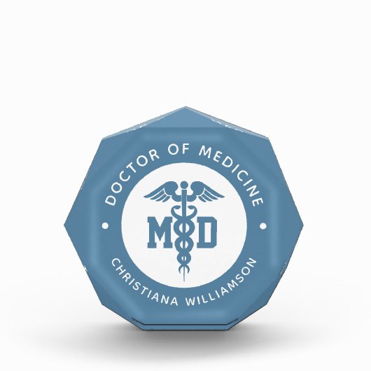 Aangepast MD Doctor in de Afstuderen van de Medici Fotoblokken (Voorkant)