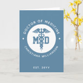 Aangepast MD Doctor in de Afstuderen van de Medici Kaart (Gele Bloem)