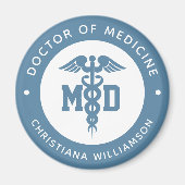 Aangepast MD Doctor in de Afstuderen van de Medici Magneet (Voorkant)